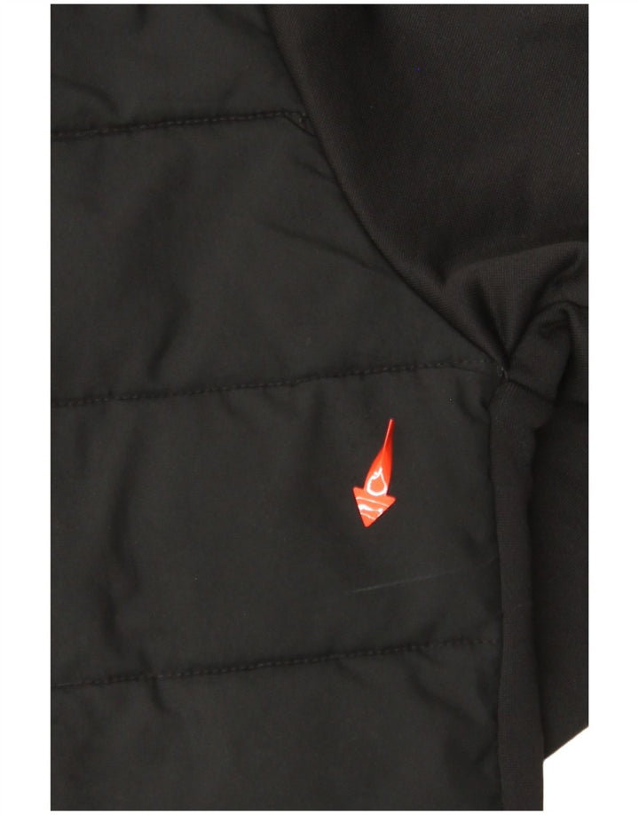 UMBRO Irska podstavljena jakna za djevojčice 8-9 godina, mala crna poliesterska