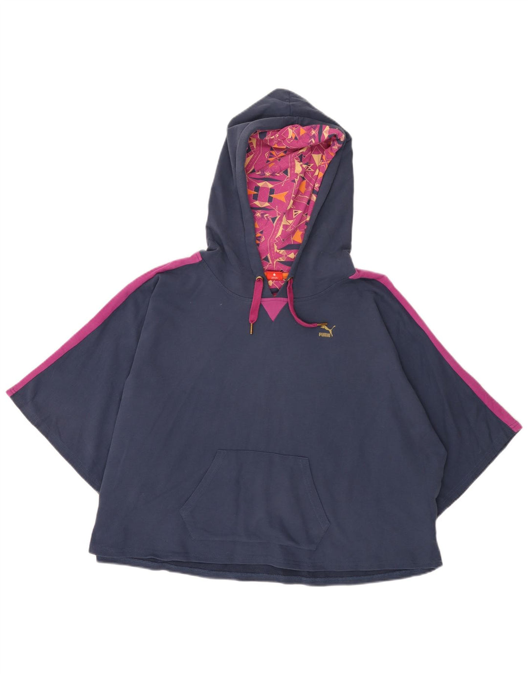 PUMA ženski kratki kratki džemper s kapuljačom UK 12 Srednje tamnoplava