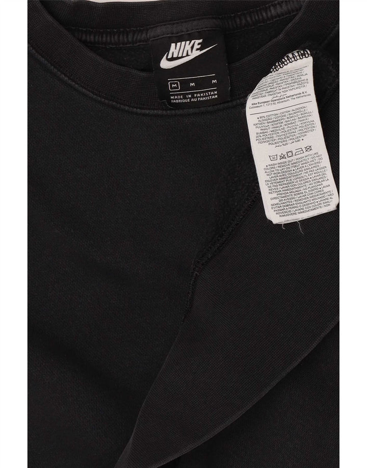 Nike ženski kratki kratki džemper UK 14 Srednje crni pamuk