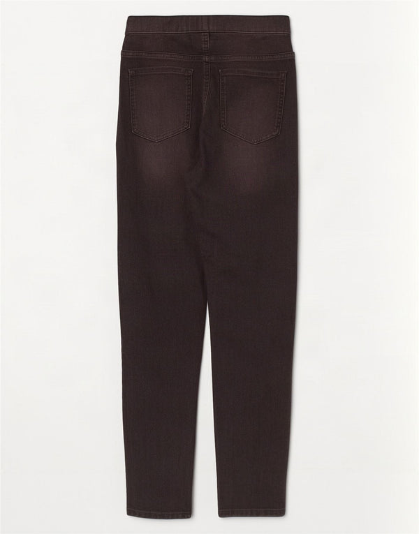 Marks & Spencer ženske jegging traperice UK 12 srednje W28 L28 sivi pamuk