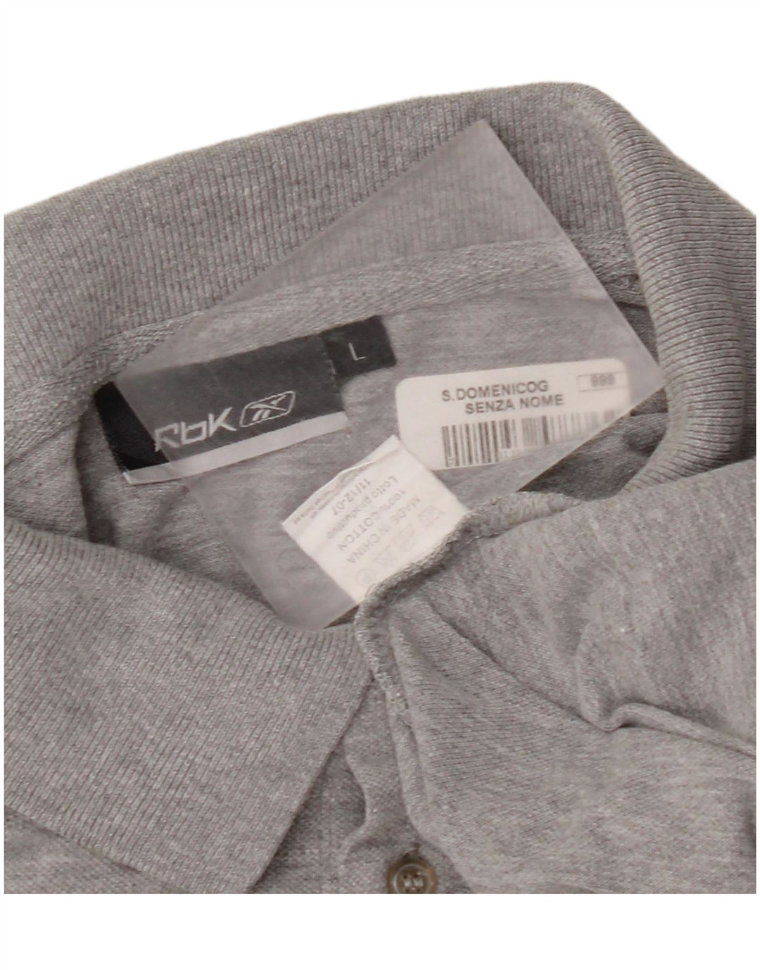 Reebok muška polo majica Large Grey Flected Cotton