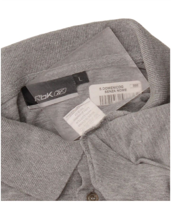 Reebok muška polo majica Large Grey Flected Cotton