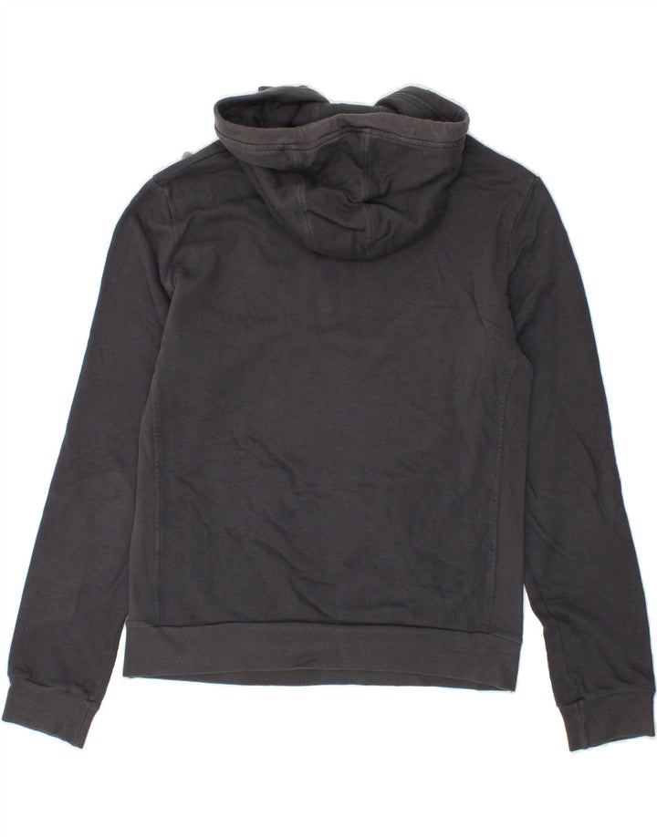 FREDDY Mens Graphic Hoodie Jumper IT 48 Medium Black Cotton Vintage Freddy and Second-Hand Freddy from Messina Hembry 