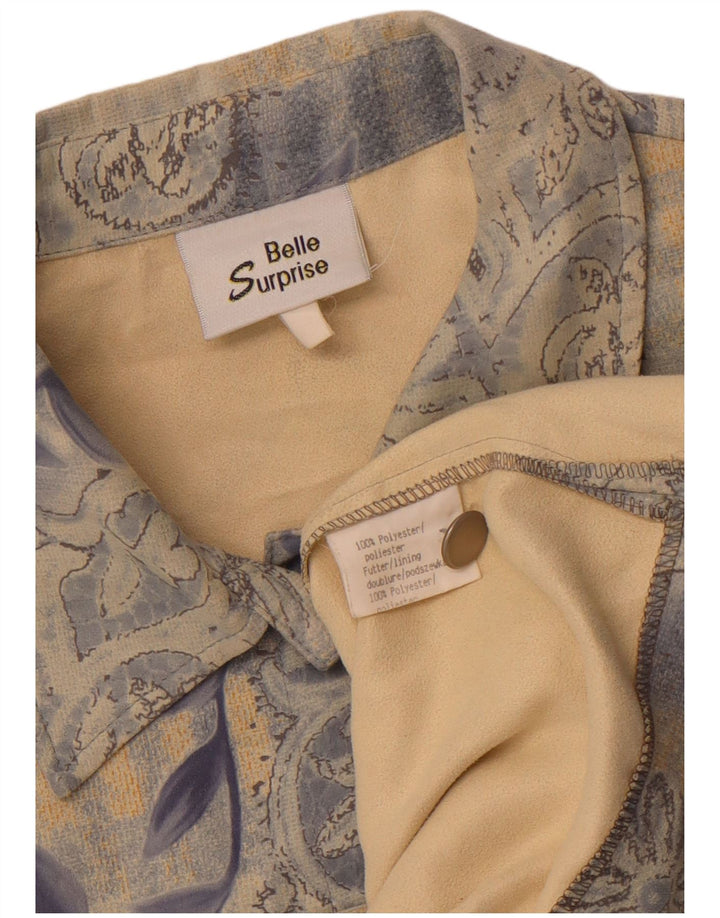 Belle Surprise Ženska jakna UK 14 Veliki plavi cvjetni poliester