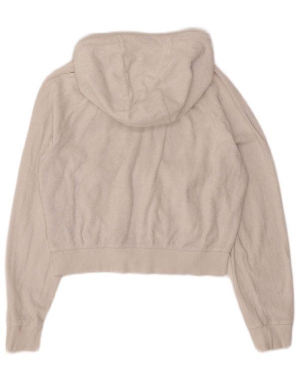 Ellesse ženski kratki pulover s kapuljačom s patentnim zatvaračem UK 10 Mala bijela