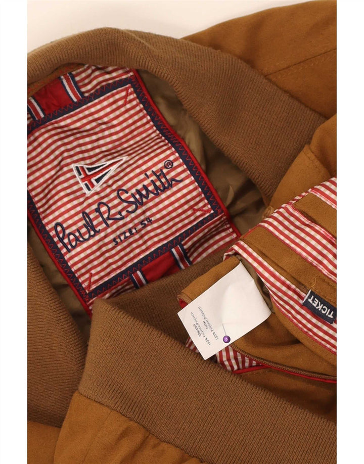 Vintage muška bomber jakna IT 54 2XL bež poliester