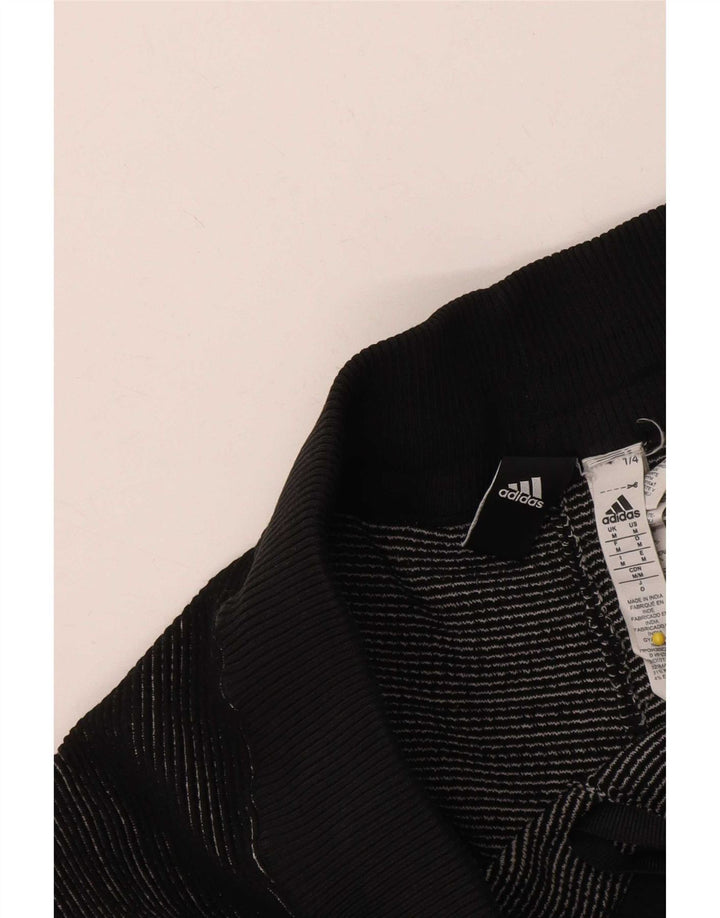 Adidas muška trenirka hlače Joggers srednje crne geometrijske vune