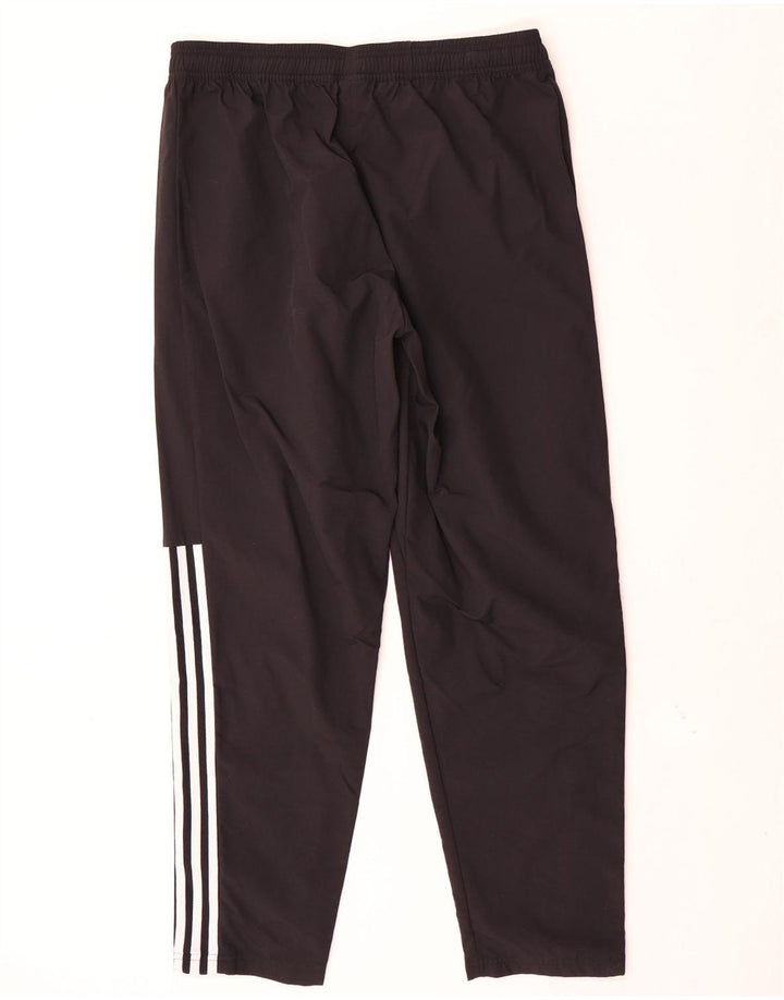 Adidas muške hlače za trenirku velike crne poliesterske