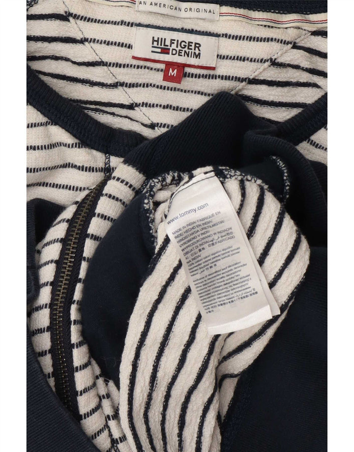 Tommy Hilfiger ženska gornja jakna od trenirke UK 14 srednje bijele pruge