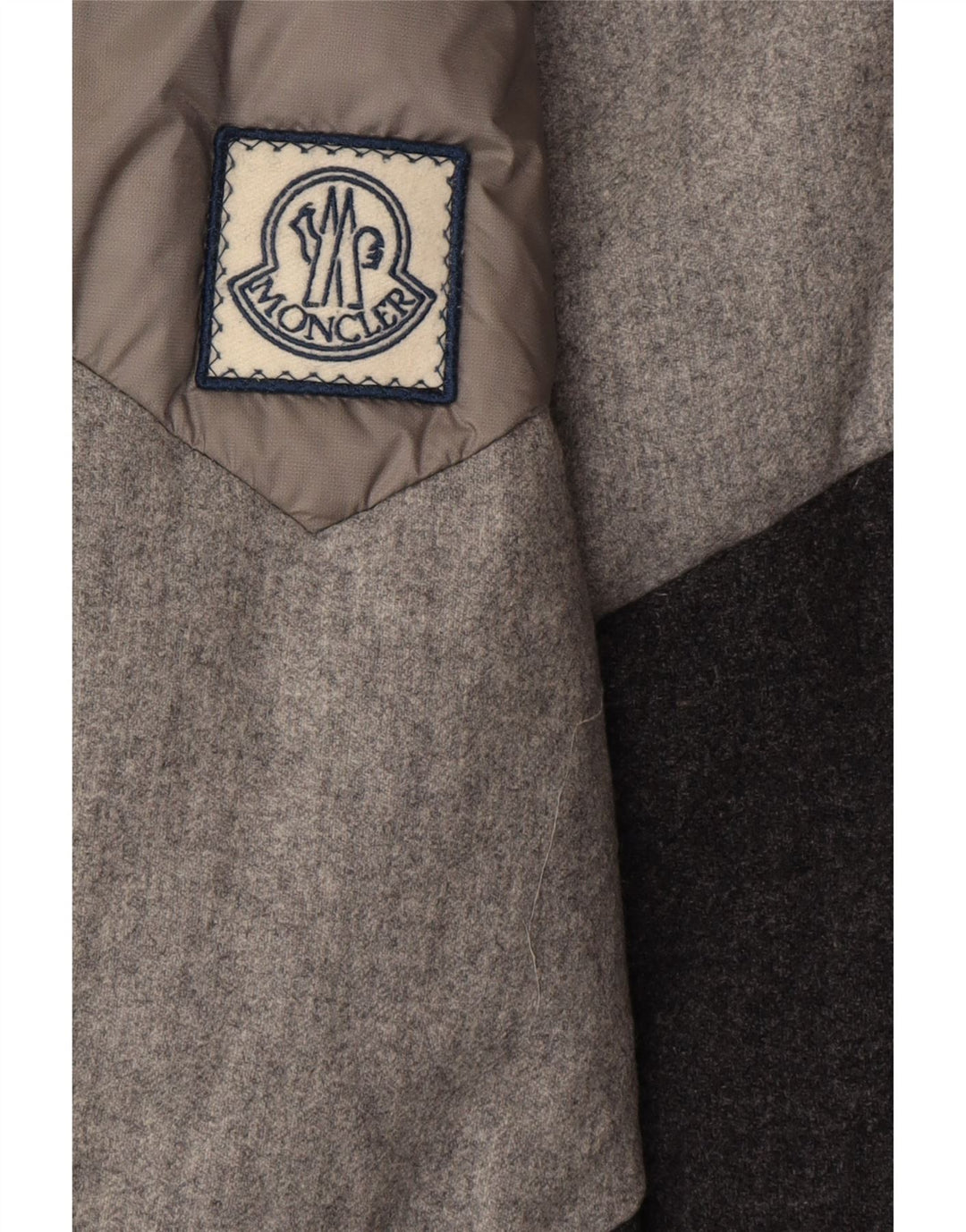 Moncler muška podstavljena jakna s kapuljačom, velika siva dizajnerska veličina 3