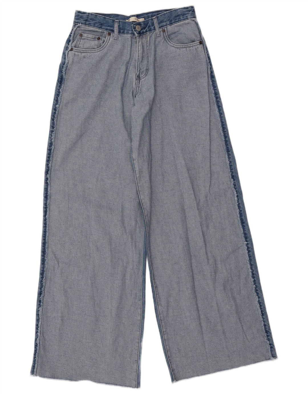 LEVI'S traperice širokih nogavica za djevojčice 13-14 godina W26 L31 pamuk plave boje