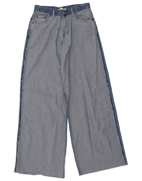 LEVI'S traperice širokih nogavica za djevojčice 13-14 godina W26 L31 pamuk plave boje