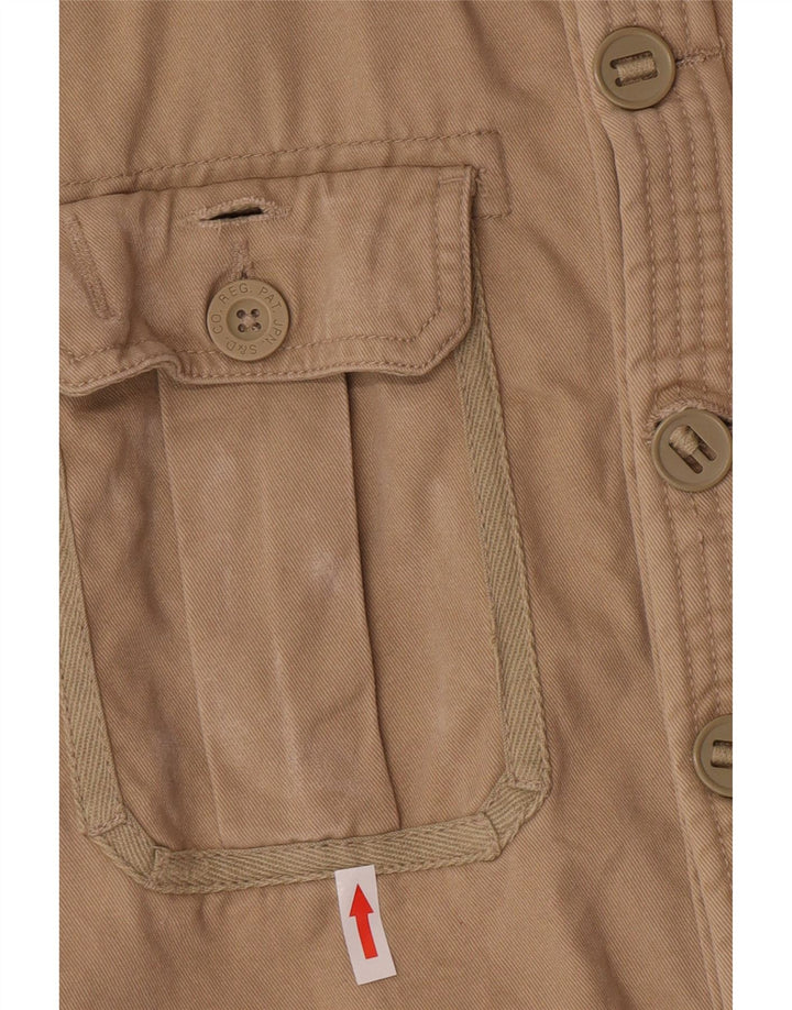 Superdry muška vojna majica velika bež pamuk