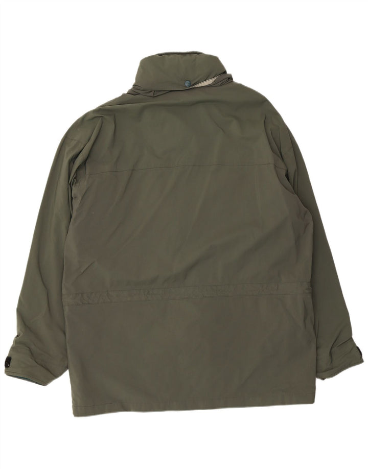 L.L.Bean muška pomoćna jakna s kapuljačom UK 40 Large kaki najlon