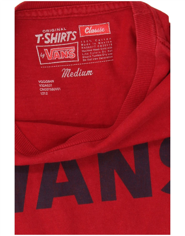 Vans muška klasična majica kratkih rukava srednje srednje crvene boje