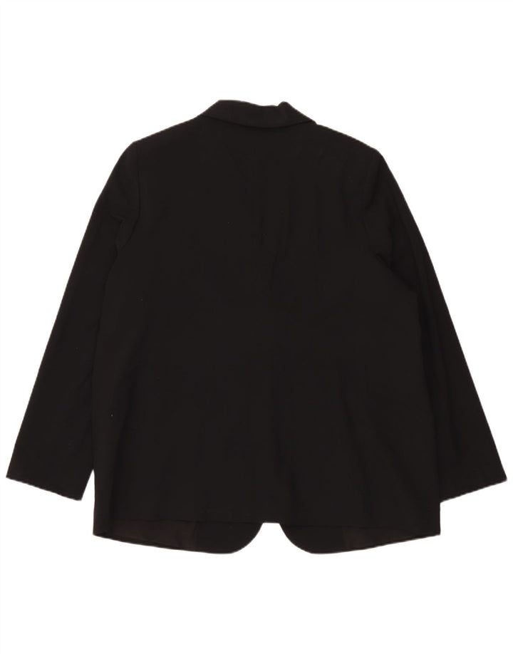 Marks & Spencer ženska prevelika jakna s jednim gumbom UK 18 XL crna