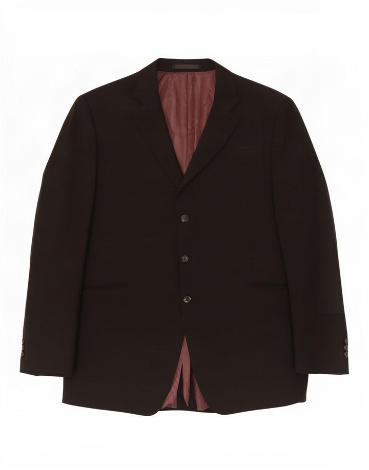 Marks & Spencer muška jakna sa 3 gumba UK 50 3XL crni poliester