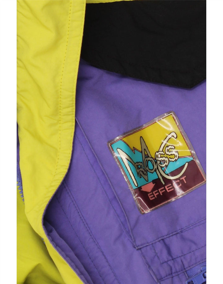 Vintage muška podstavljena jakna UK 40 Large Purple Colourblock Poliamid