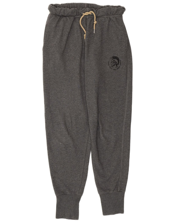 DIESEL Ženska trenirka Hlače Joggers UK 12 Srednje sivi pamuk