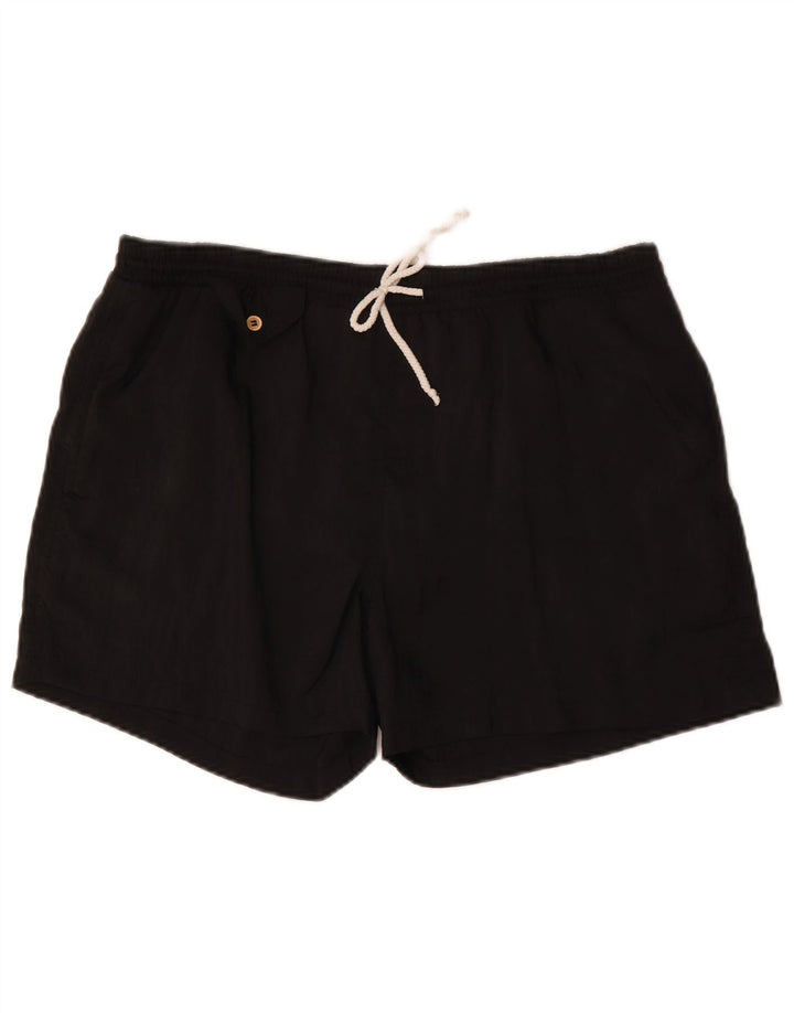 VINTAGE muške sportske kratke hlače veliki crni poliamid