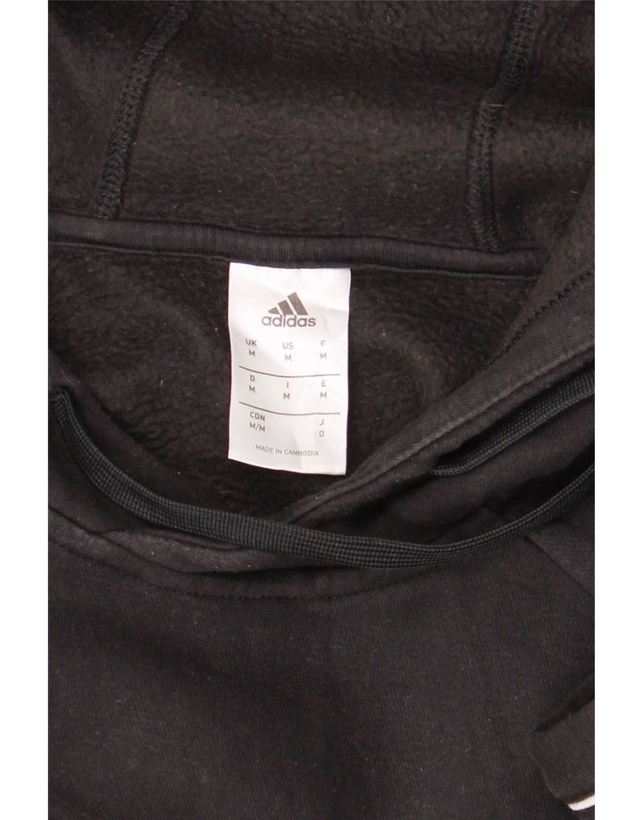 Adidas muška majica s kapuljačom Srednje crni pamuk