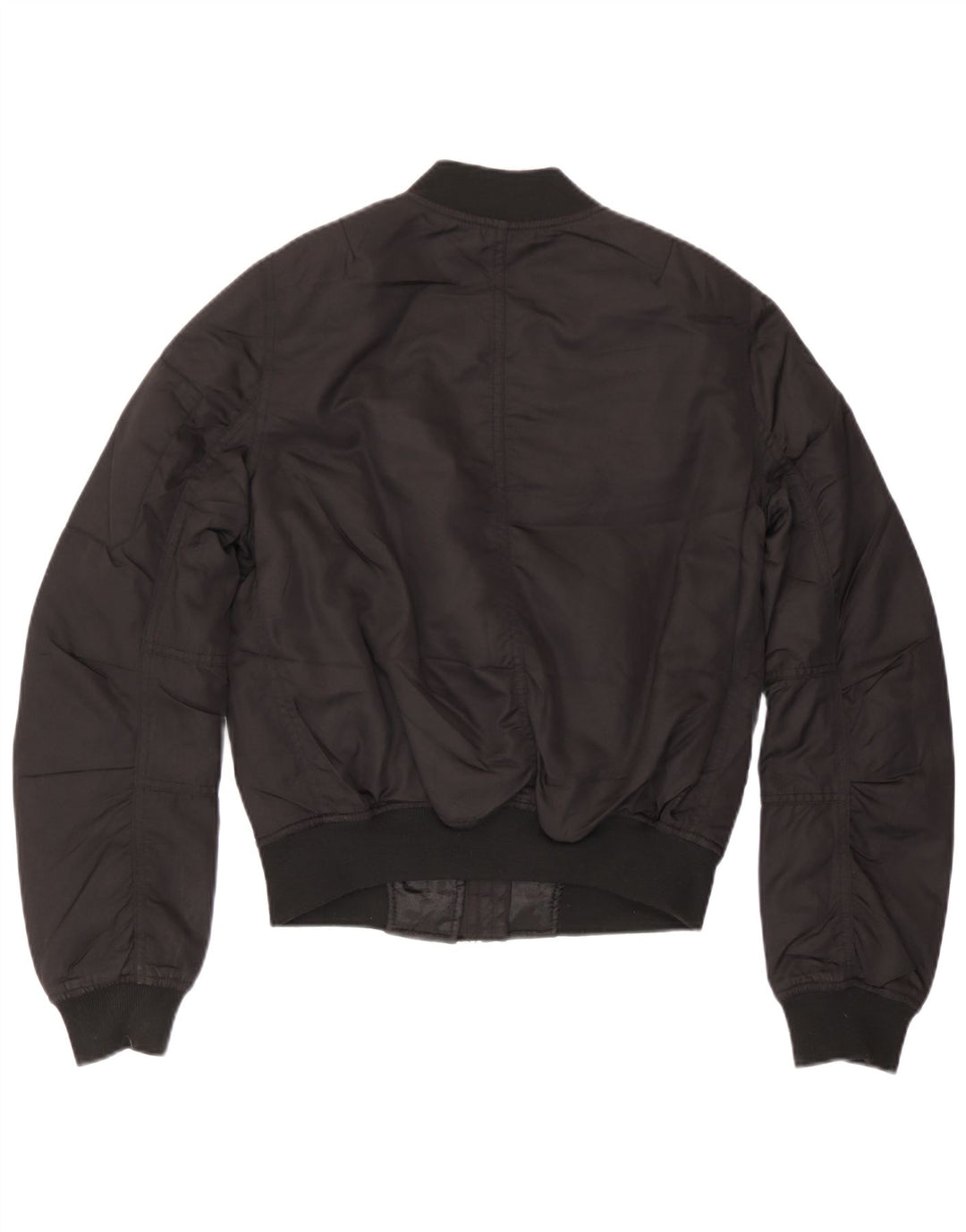 Topshop ženska prevelika bomber jakna UK 6 XS crni poliester