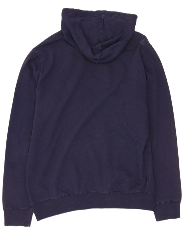 True Religion Mens Graphic Hoodie Jumper XL Navy Blue Cotton