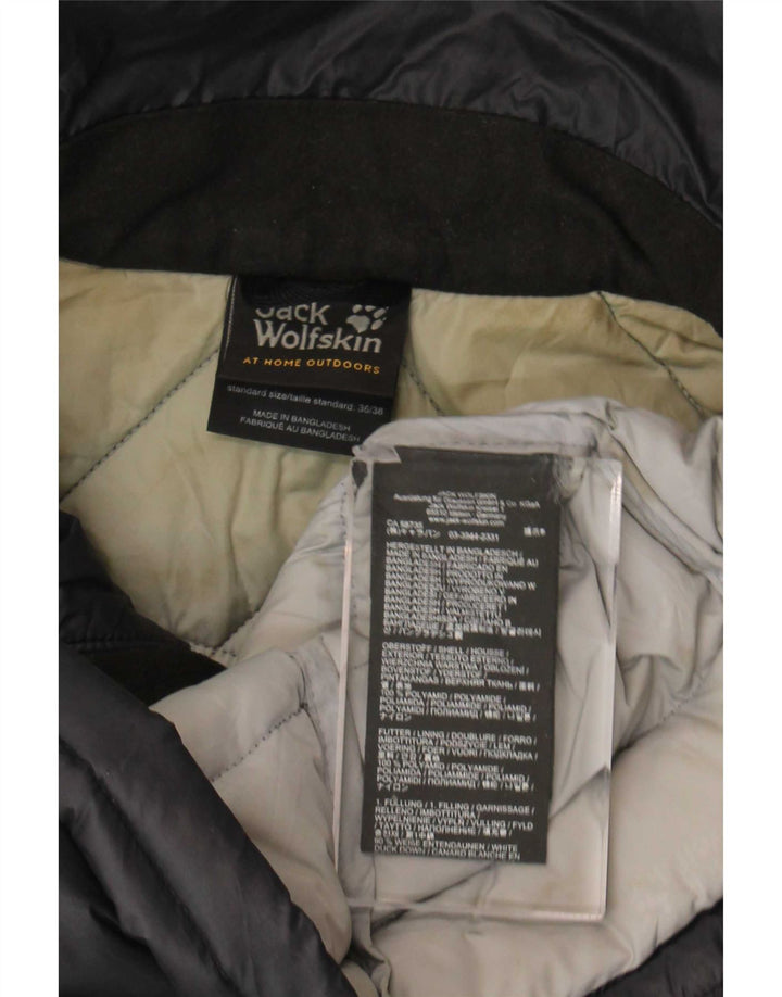 Jack Wolfskin ženski podstavljeni kaput UK 8/10 mali sivi poliamid