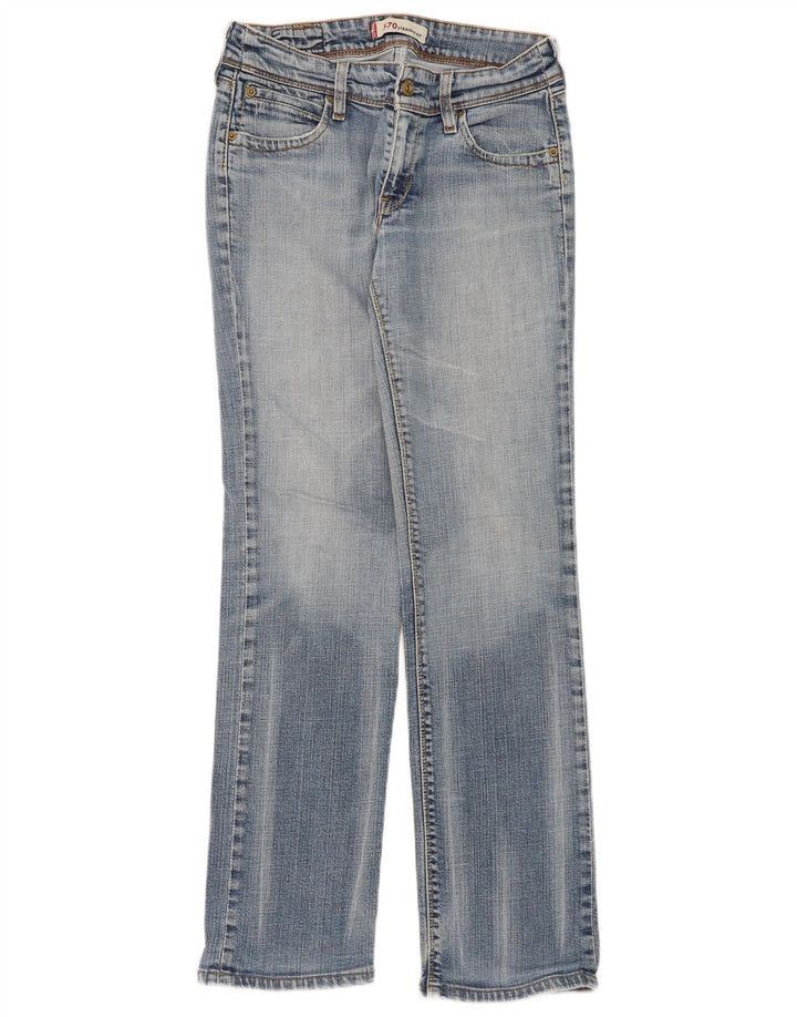 Levi's ženske 570 ravne traperice W31 L31 plavi pamuk
