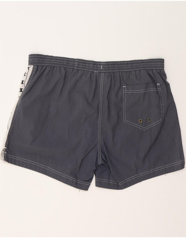 Champion muške kratke hlače za kupanje s grafičkim motivima XL tamnoplavi pamuk u blokovima boja