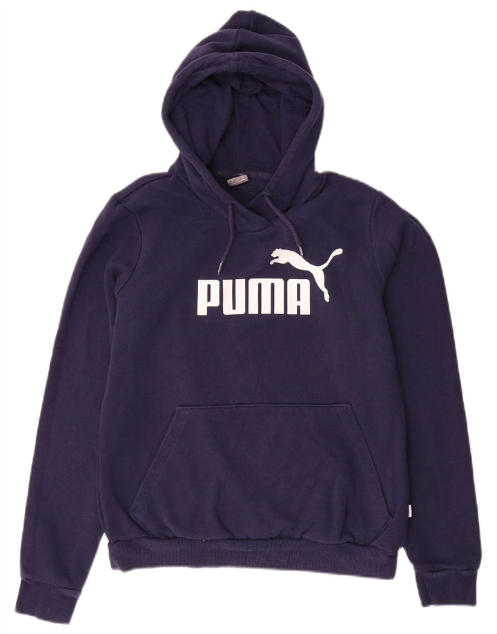 PUMA Ženska majica s kapuljačom s kapuljačom UK 12 Medium tamnoplavi poliester