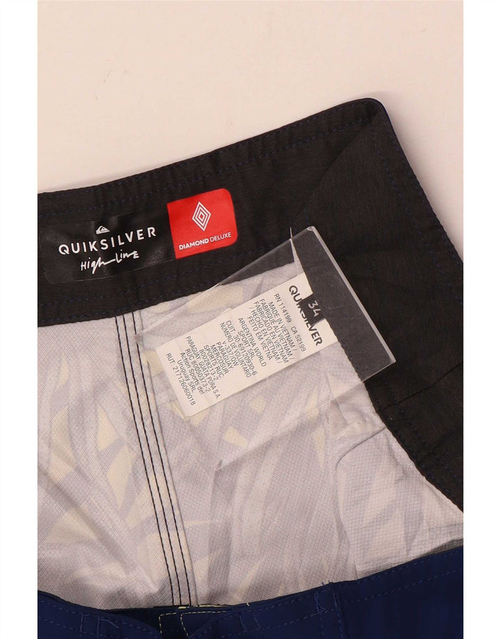 Quiksilver muške kratke hlače za kupanje, veliki plavi cvjetni poliester