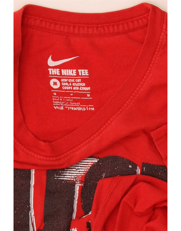Nike muška majica atletskog kroja srednje crvene boje