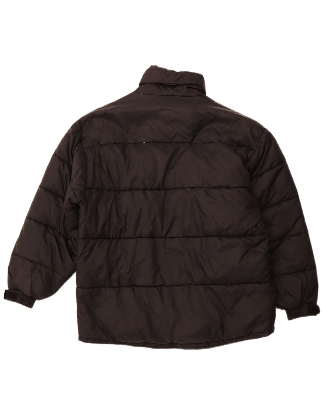 Vintage muška podstavljena jakna UK 42 XL crni poliester