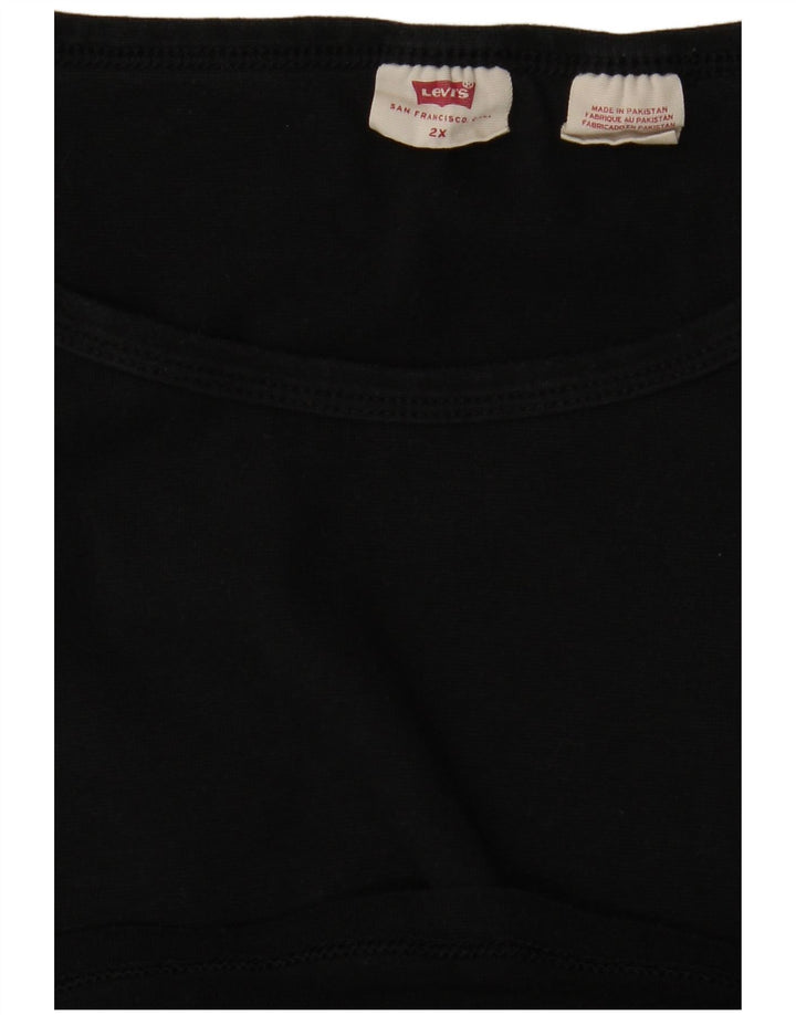 LEVI'S ženska majica kratkih rukava UK 20 2XL crna