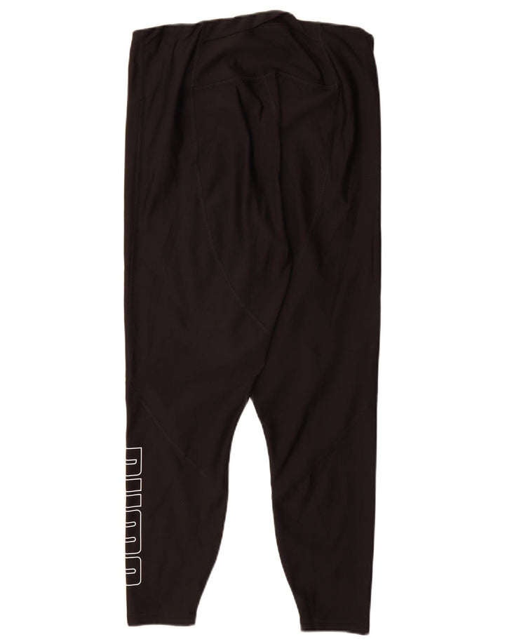 PUMA ženske grafičke tajice UK 14 velike crne