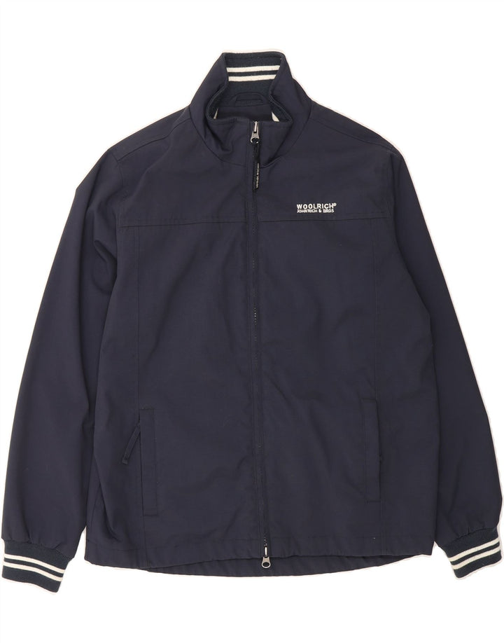 WOOLRICH Boys Bomber Jacket 11-12 Years Navy Blue Nylon Vintage Woolrich and Second-Hand Woolrich from Messina Hembry 