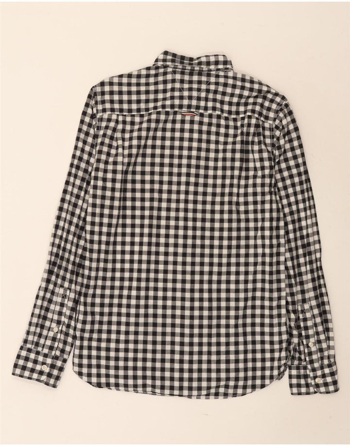 TOMMY HILFIGER Muška košulja Mala crna pamuk gingham