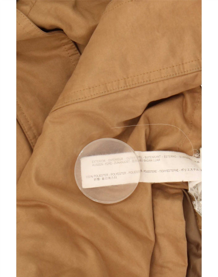 Zara ženska parka jakna s kapuljačom UK 6 XS bež poliester