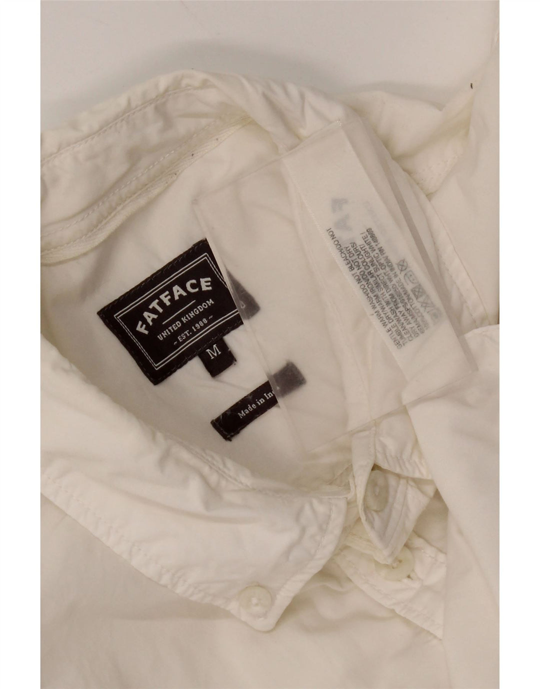 Fat Face muška košulja Srednje bijeli pamuk