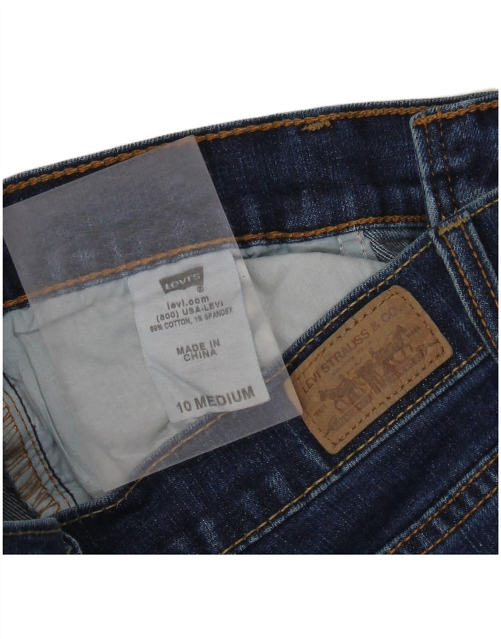 LEVI'S ženske 505 ravne traperice US 10 Large W30 L30 plavi pamuk