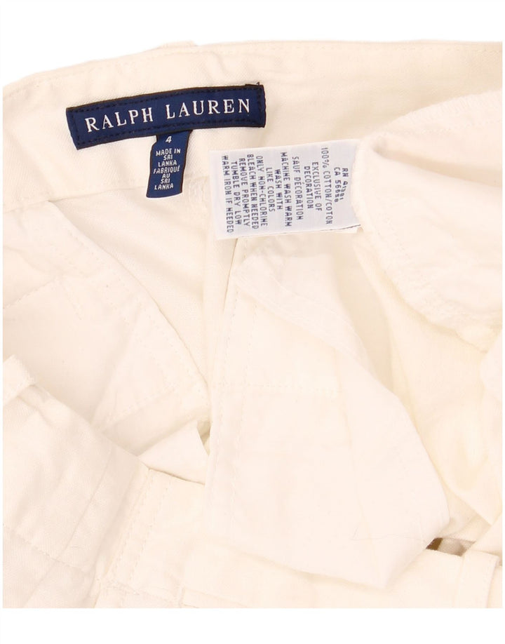 Ralph Lauren ženske chino kratke hlače US4 male W30 bijeli pamuk