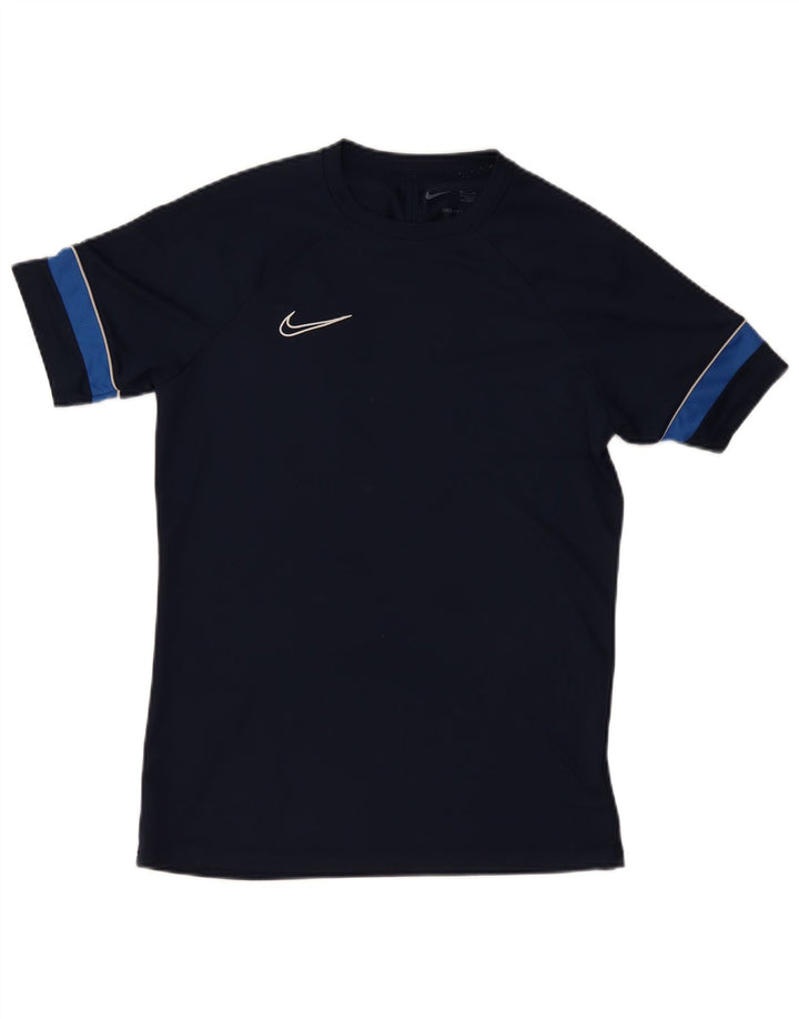 Nike Dri Fit T-Shirt Top srednje tamnoplave poliesterske boje
