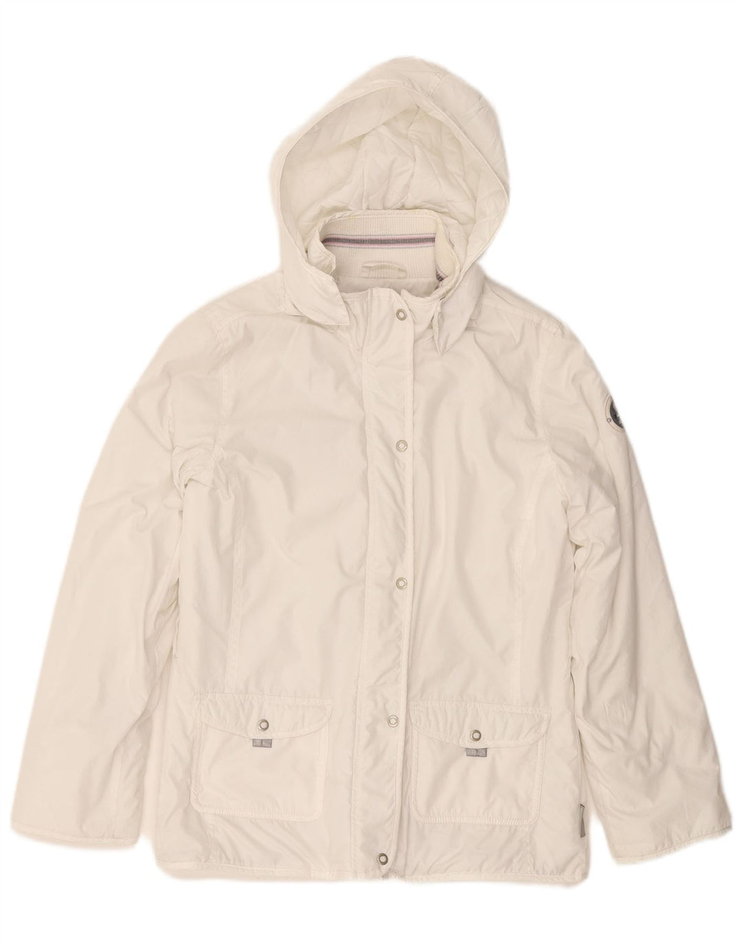 CHAMPION Vjetrovka s kapuljačom za djevojčice 13-14 godina XL bijeli poliester