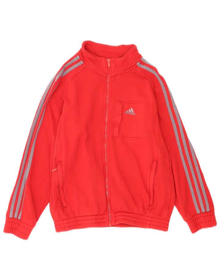 Adidas trenirka za dječake 11-12 godina crvena pamučna jakna