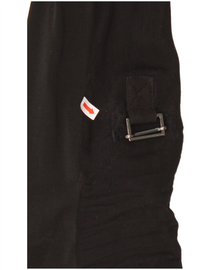 CALVIN KLEIN Ženska košulja bluza UK 12 Srednji crni poliester