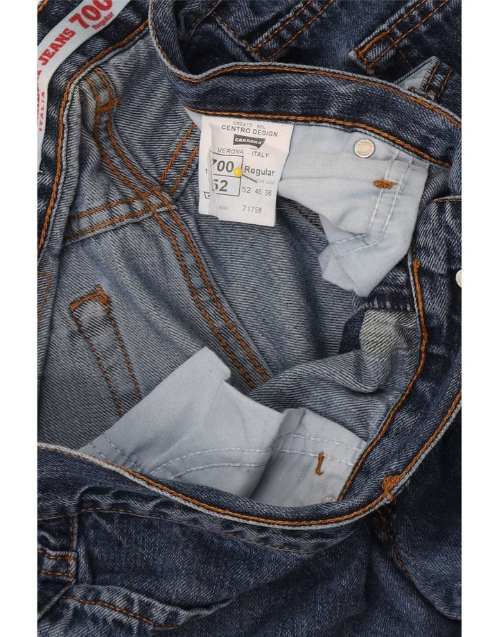 Carrera Mens 700 Regular Straight Jeans W36 L30 Plavi pamuk