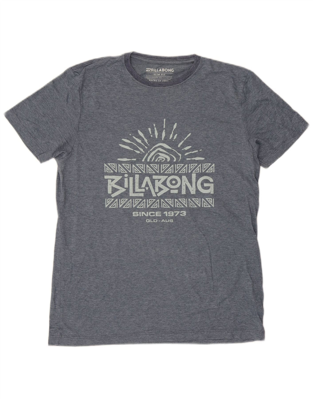 BILLABONG muška majica kratkih rukava Slim Fit, mali plavi pamuk