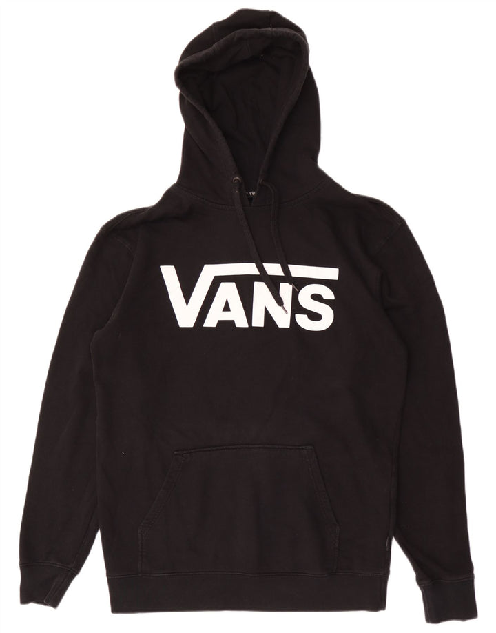 Vans muška majica s kapuljačom srednje veličine, crni pamuk