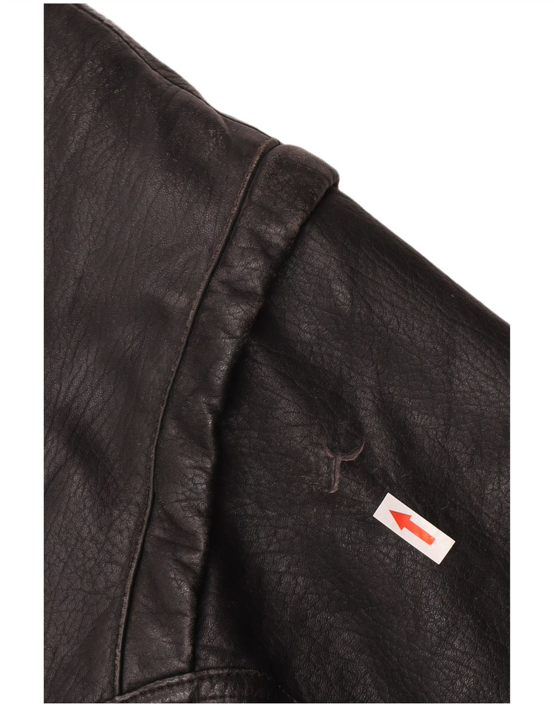 Vintage ženska kožna jakna IT 52 2XL crna koža